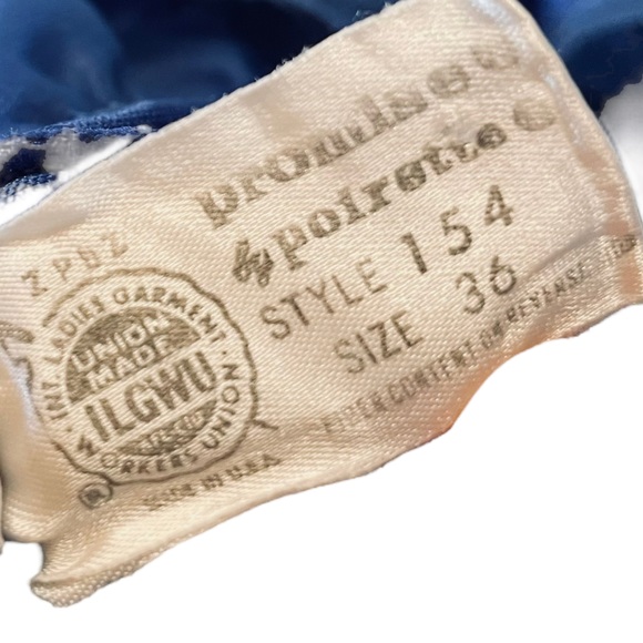 Dolores for Poirette Vintage Blue Coquette Sheer Lace Lingerie Teddy Bodysuit - Picture 7 of 8